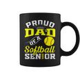 Proud Dad Of A Softball Senior 2024 Dad Graduation Coffee Mug