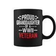 Proud Granddaughter Of A Wwii VeteranMilitary Coffee Mug