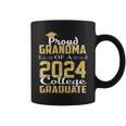 Proud Grandma Of 2024 Graduate College Graduation Coffee Mug