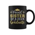 Proud Sister Of A 2024 Graduate Senior Graduation Girl Women Coffee Mug