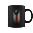 Puerto Rico Washed Flag Tassen