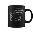 Pull Yourself Together Humor Stick Man Coffee Mug