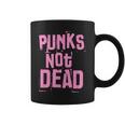 Punks Not Dead Punk Rock Fan Vintage Grunge Coffee Mug