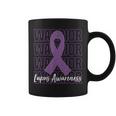 Purple Ribbon Lupus Warrior Lupus Fighter Lupus Awareness Coffee Mug