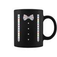 Puzzle Piece Bow Tie Suspenders Autism Awareness Boys Coffee Mug