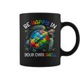 Puzzle Turtle Be Happy In Your Own Shell Autism Awareness Coffee Mug