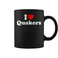 Quakers Love Heart College University Alumni Coffee Mug