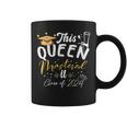This Queen Mastered It Class Of 2024 Masters Graduation Coffee Mug