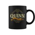 Quinn Irish Surname Quinn Irish Family Name Celtic Cross Coffee Mug
