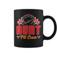 Race Car Birthday Party Matching Family Aunt Pit Crew Coffee Mug