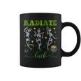Radiate Luck Skeleton Radiology St Patrick's Day Rad Tech Coffee Mug