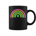 Rainbow Green Four Leaf Clover Proud Irish St Patrick's Day Coffee Mug