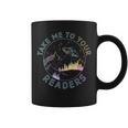 Take Reading English Teacher Library Alien Space T-S Tie Dye Coffee Mug
