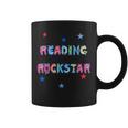 Reading Rockstar Cool Monster Alphabet Letters Coffee Mug