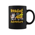 Reading Is A Ticket To Adventure Library Coffee Mug