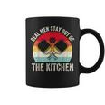 Real Stay Out Of The Kitchen Pickleball Player Vintage Coffee Mug