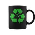 Reciclar Símbolo Logo Tierra Green Deal Cambio Climático Taza de café