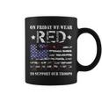 Red Friday Support Our Troops Deployed Veteran Us Flag Coffee Mug