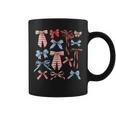 Red White And Blue American Coquette Bows 4Th Of July Coffee Mug