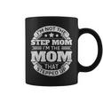 Regalos Divertidos Para Madre Con Texto En Inglés I'm Not The Step Mom I'm The Mom Taza de café