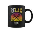 Relax Bro Lacrosse Sayings Lax Player Coach Team Coffee Mug