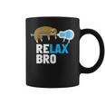 Relax Bro Lacrosse Lax Sloth Coffee Mug