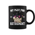 Retired Cat Dad Gnome Retirement Plan For Cat Grandpa Life Coffee Mug