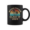 Retired Teacher Class Of 2024 Vintage School Retirement Coffee Mug