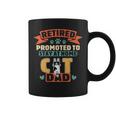 Retirement Cats Owner Dog Paw Cat Dad Coffee Mug