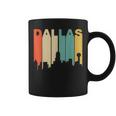 Retro 1970'S Style Dallas Texas Skyline Coffee Mug