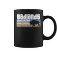 Retro Badlands National Park South Dakota Sd Bison Lovers Coffee Mug
