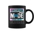 Retro Baecation Mode Baby Let's Cruise Love Vacation Couples Coffee Mug