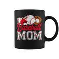Retro Baseball Mom Mama Baseball Life Softball Life Game Day Coffee Mug