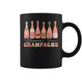 Retro Blame The Champagne Happy New Year 2024 Party Friends Coffee Mug