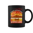 Retro Camp Counselor Crystal Lake With Blood Stains Coffee Mug
