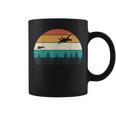 Retro Dog Fight Aircraft Pilot Vintage Sunset Military Jets Coffee Mug