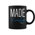 Retro Made To Worship Psalm 95 Coffee Mug