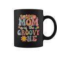 Retro Mom Of Groovy One Matching Family 1St Birthday Party Coffee Mug