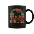 Retro Pitbull Dad Dog Lover Pet Daddy Pit Bull Father Coffee Mug