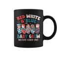 Retro Red White Blue Baby Crew Mother Baby Unit 4Th Of July Coffee Mug