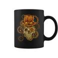 Retro Steampunk Skull Vintage Gears Goth Coffee Mug