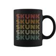 Retro Vintage Skunk 90S Zoologist Zookeeper Wildlife Animal Coffee Mug