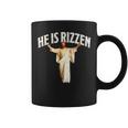 He Is Rizzen Christian Religious Faith Cross Jesus Coffee Mug