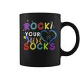 Rock Your Socks Cute 3-21 Trisomy 21 World Down Syndrome Day Coffee Mug