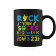 Rock Your Socks Down Syndrome Day Awareness For Boys Coffee Mug