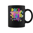Rock The Staar Test Testing Day Retro Groovy Teacher Stars Coffee Mug