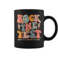 Rock The Test Testing Day Don't Stress Do Your Best Test Day Coffee Mug
