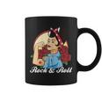 Rockabilly Rockabella Rockera Rock & Roll Taza de café