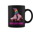 Roller Girl Roller Skates 1980S Retro Girls Women Coffee Mug