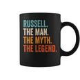 Russell The Man The Myth The Legend First Name Russell Coffee Mug